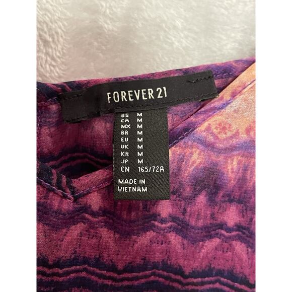 New W/Tag Forever 21 Jumpsuit Romper One Piece Size Medium Sleeveless - Picture 5 of 8